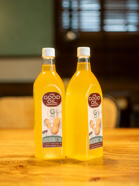 WOOD PRESSED GROUNDNUT OIL